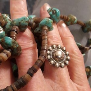 Sterling Concho Ring